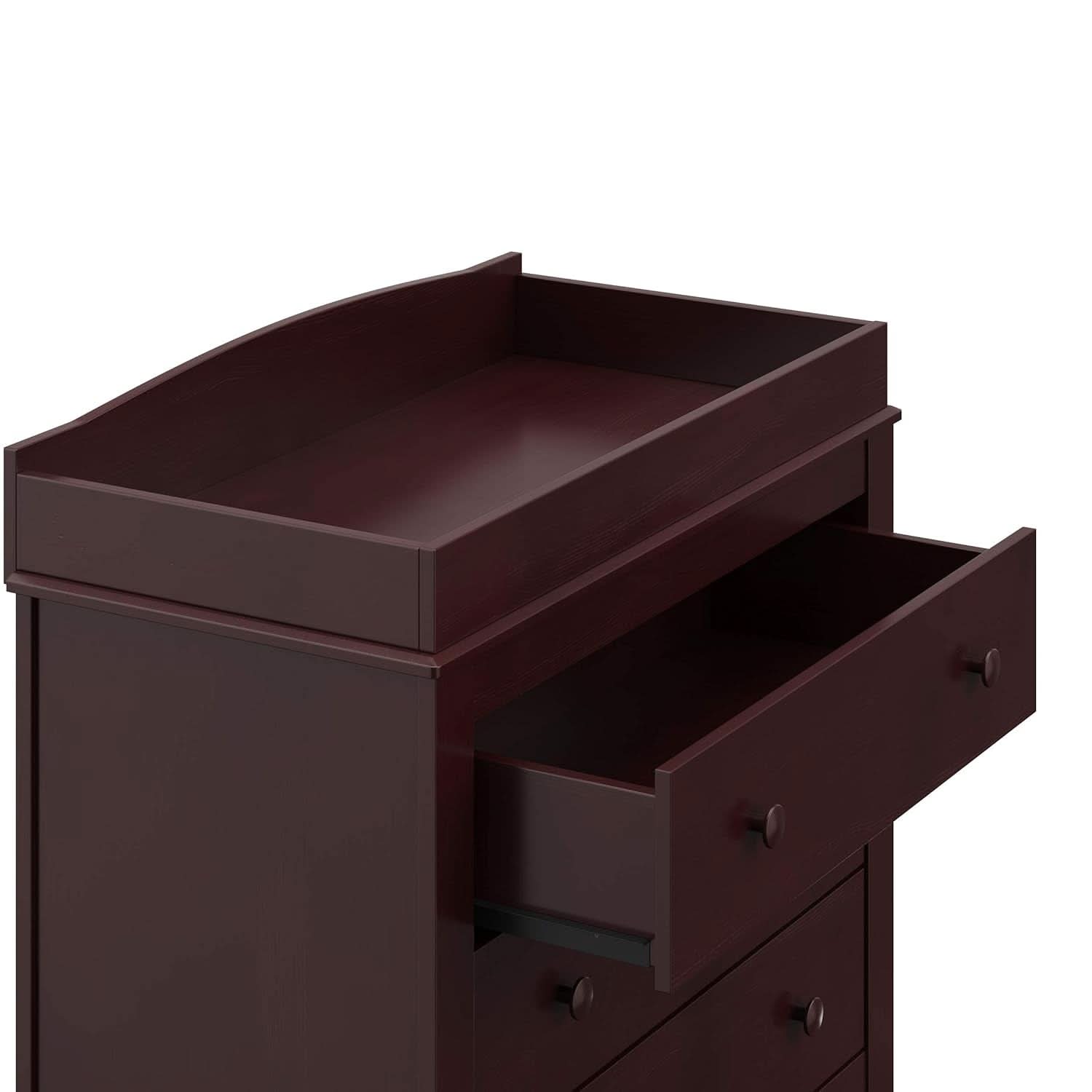 Noah 3 Drawer Dresser With Changing Top Espresso Finish