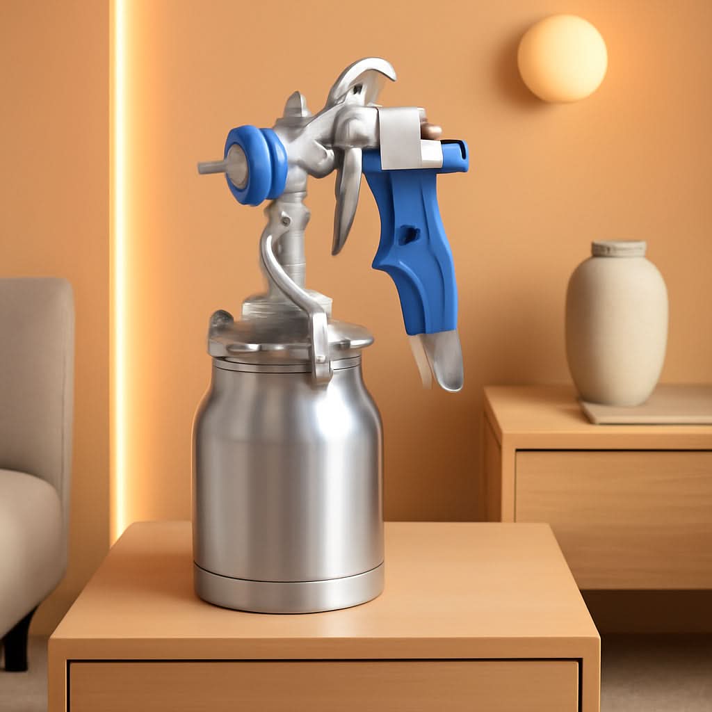 Non Bleed Stainless Spray Gun With Side Pattern Control