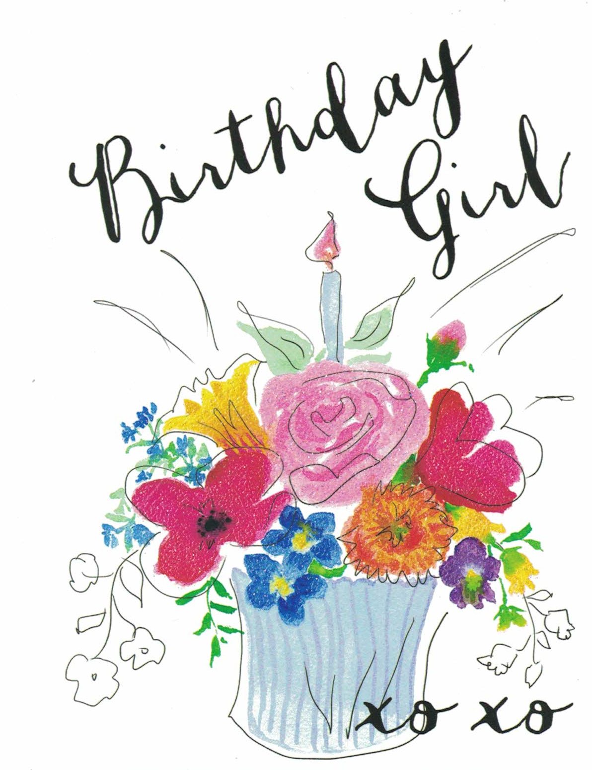 Notion - Birthday Girl Birthday Card