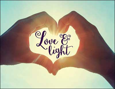 Notion Card - Love and Light All Occasion Card