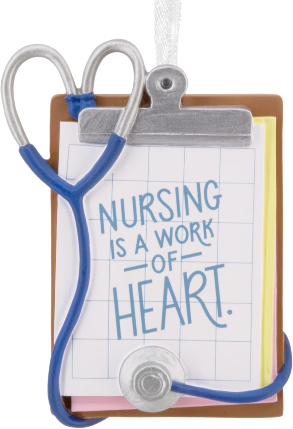 Nursing is a Work of Heart Hallmark Ornament
