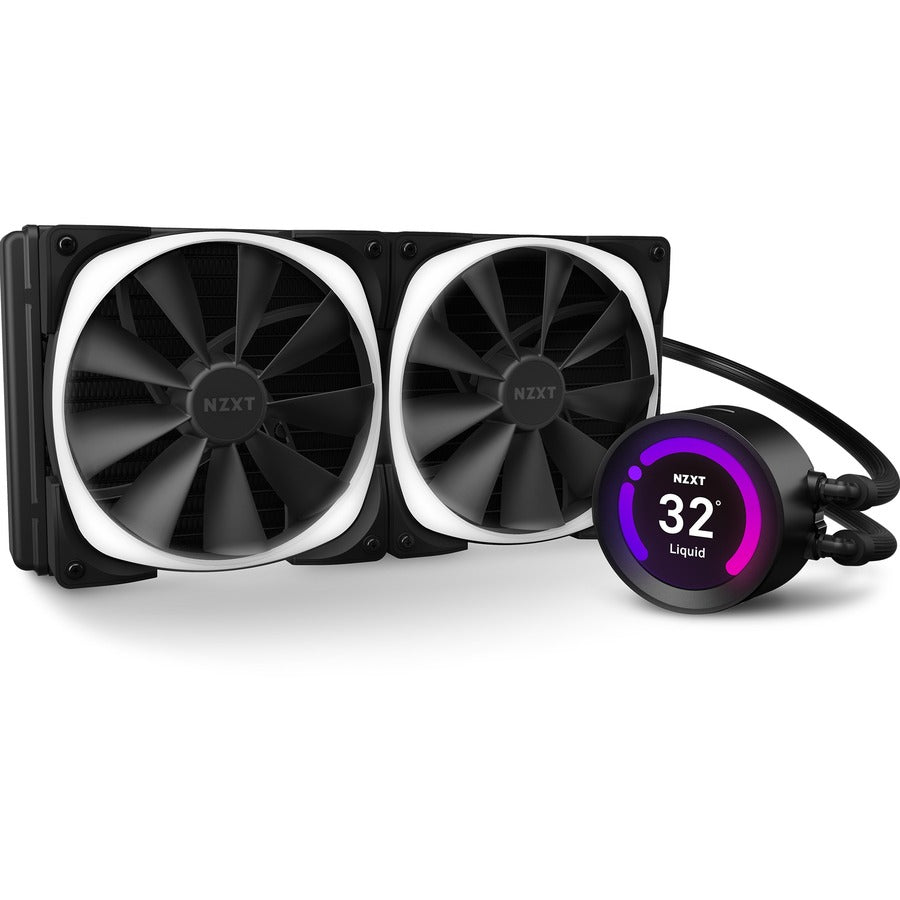 Nzxt Kraken Z Series Z63 280Mm - Rl-Krz63-01 - Aio Rgb Cpu Liquid Cooler - Customizable Lcd