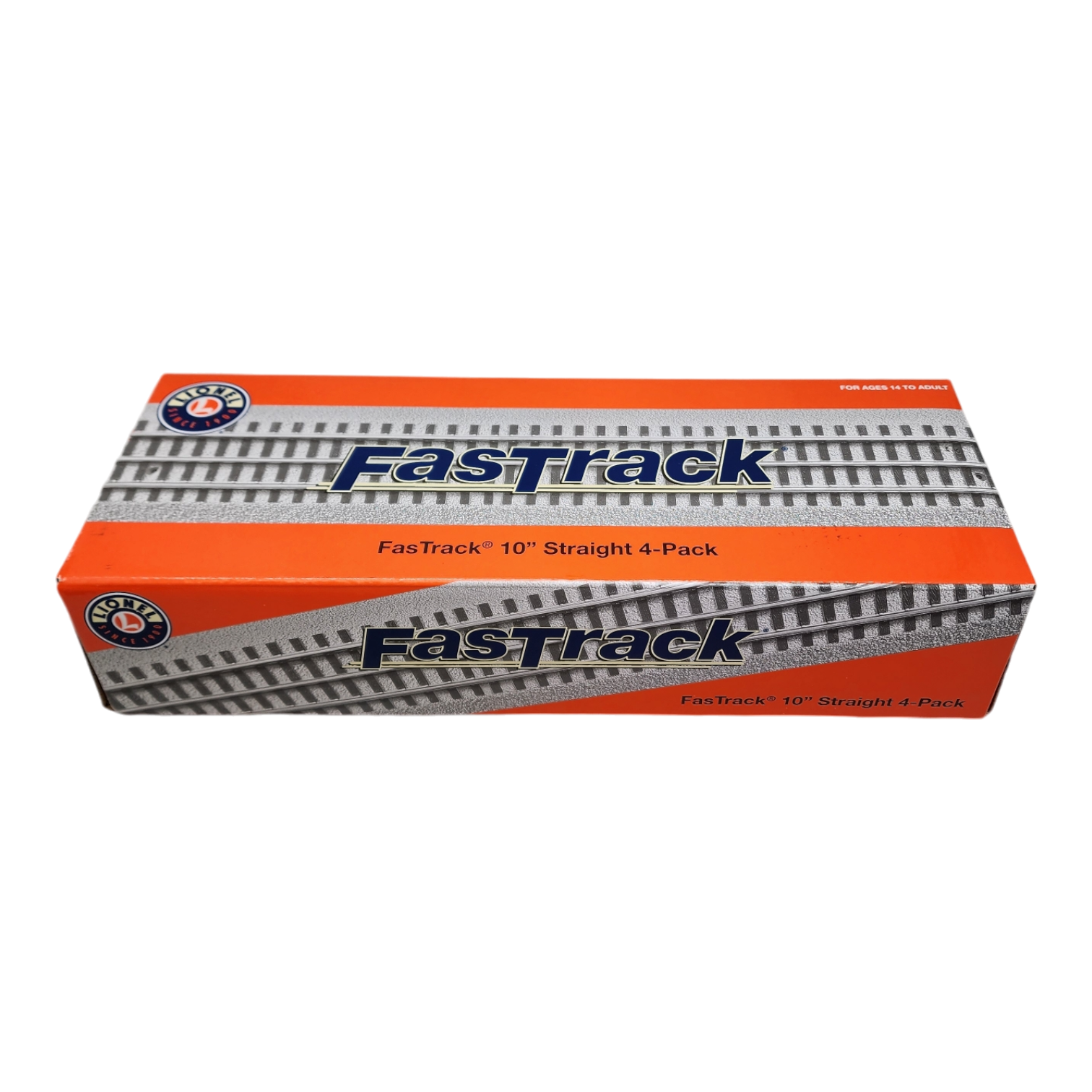 O-Gauge FasTrack 10” Straight - 4 Pack