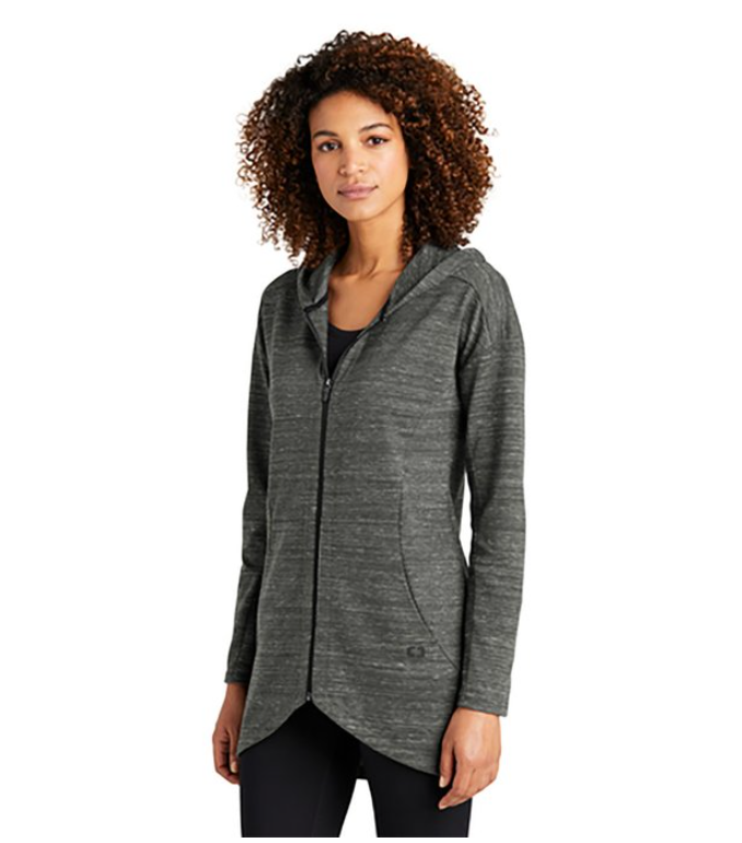OGIO® Flux Women’s Full-Zip Hoodie – Modern Design Meets Ultimate Comfort for On-the-Go Style