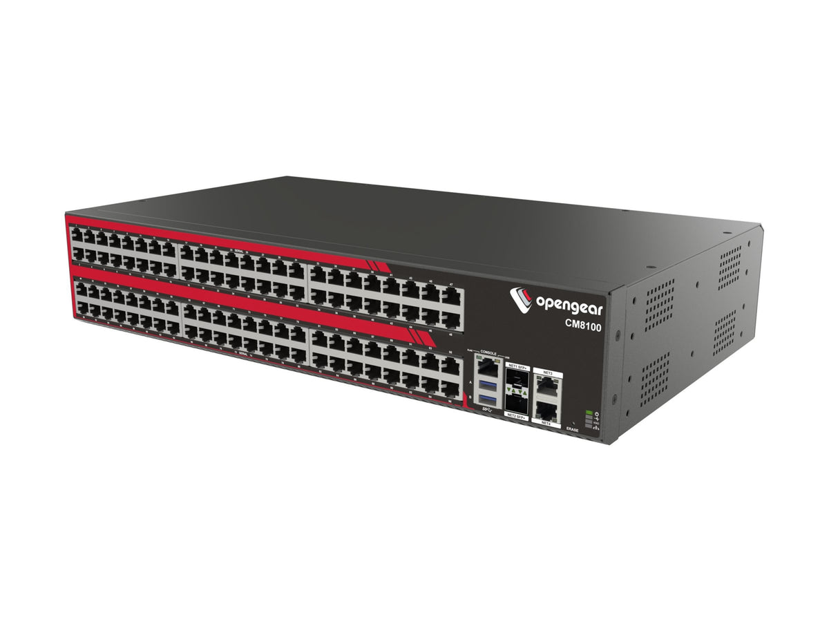 OPENGEAR CM8196-10G 96-Port Serial Console Server with 10GbE for Enterprise
