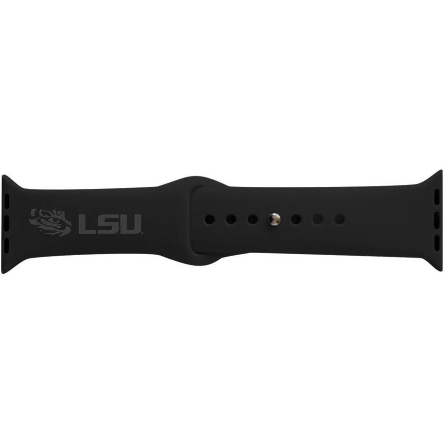OTM Louisiana State University Silicone Apple Watch Band, Classic OC-LSU-AAAA00A