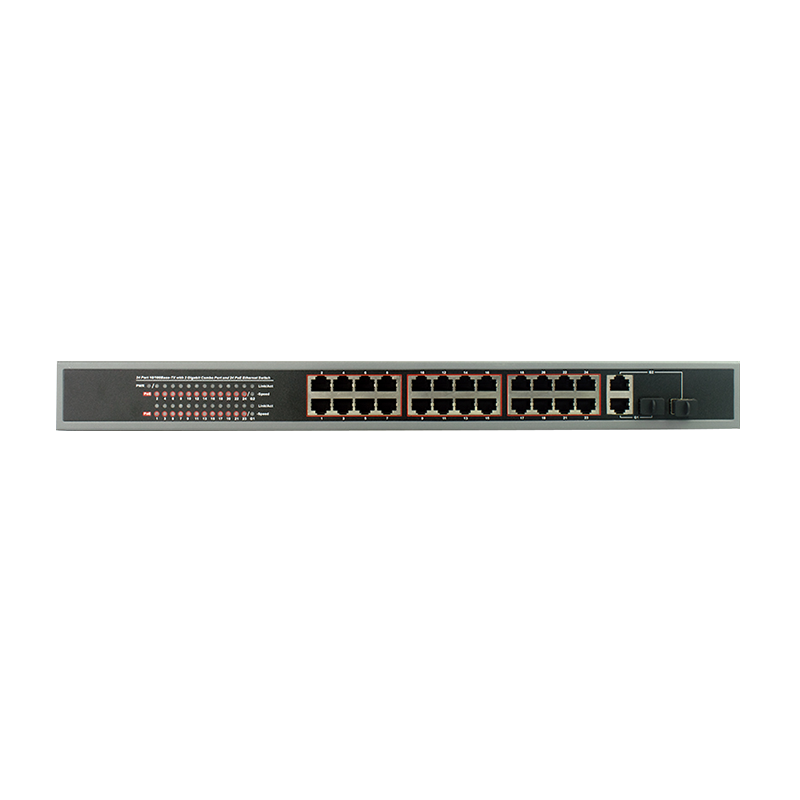 Ovpoe24-370-2Gc- 24 Port Poe + 2Gb Switch 10/100 Mbps Ovpoe24-370-2Gc