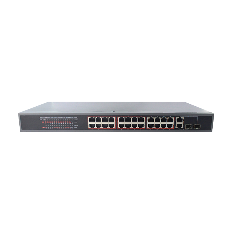 Ovpoe24-370-2Gc- 24 Port Poe + 2Gb Switch 10/100 Mbps Ovpoe24-370-2Gc