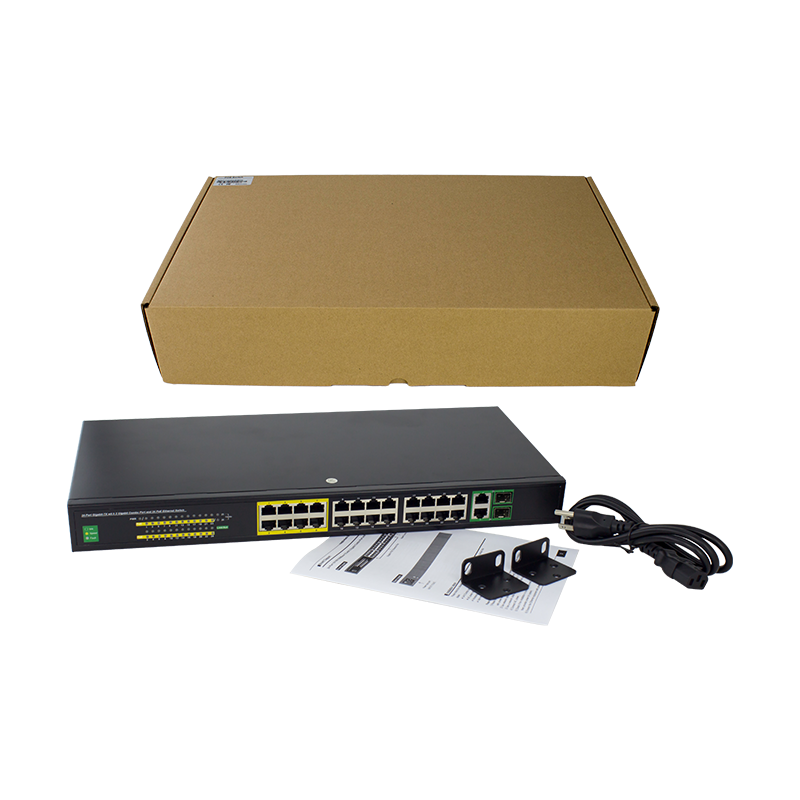 Ovpoe24X-400-2Gc- 24 Port Poe + 2Gb Switch 10/100/1000 Mbps Ovpoe24X-400-2Gc