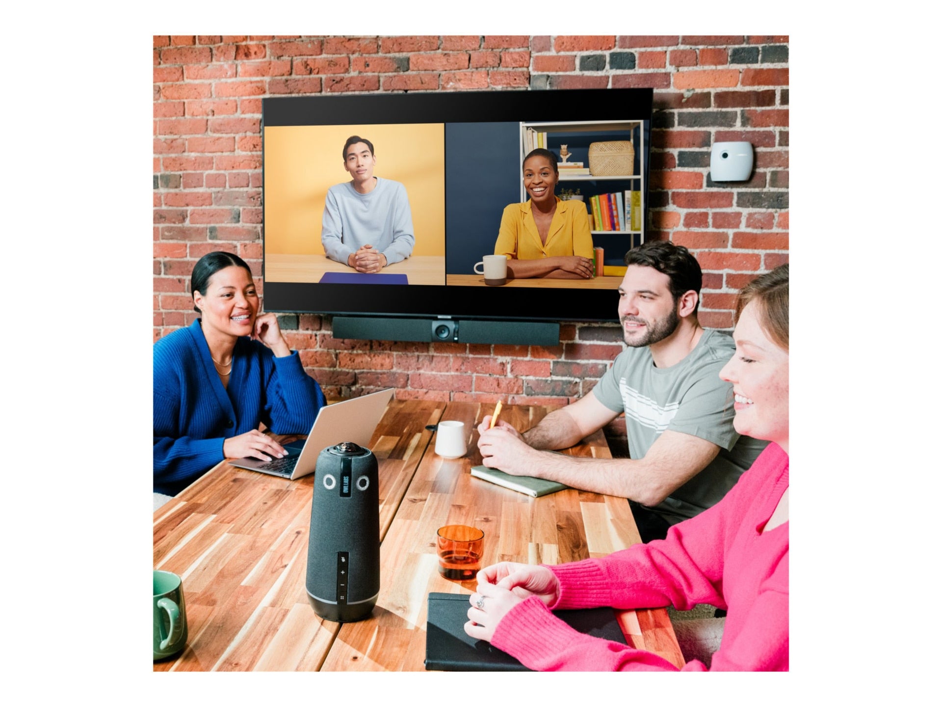 OWL Labs 4K Ultra HD Video Conferencing System with Microphone for Professional Meetings