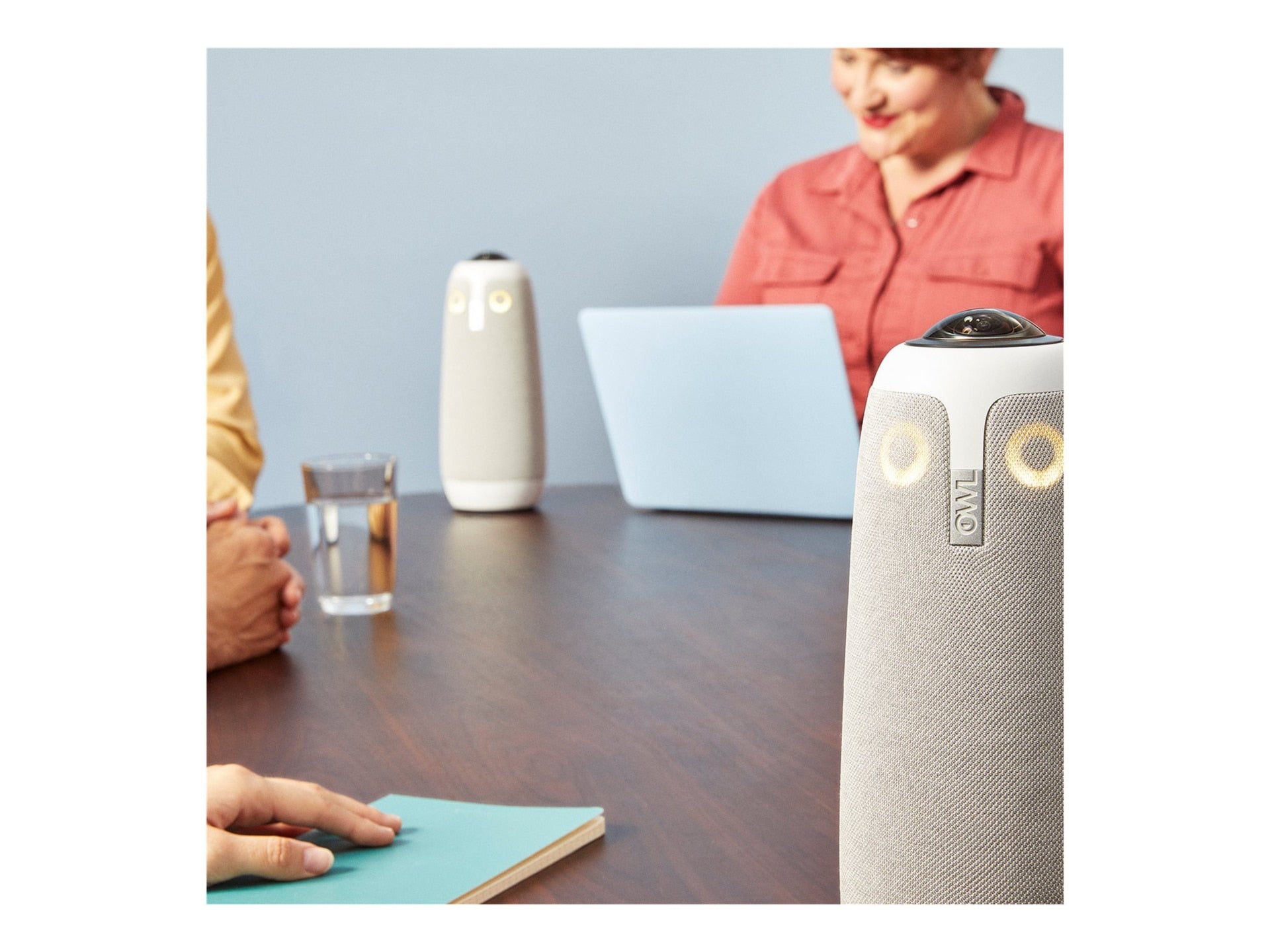 OWL Labs Meeting Owl 3 Bundle – 2 Units with 360° Video & Audio for Conference Rooms