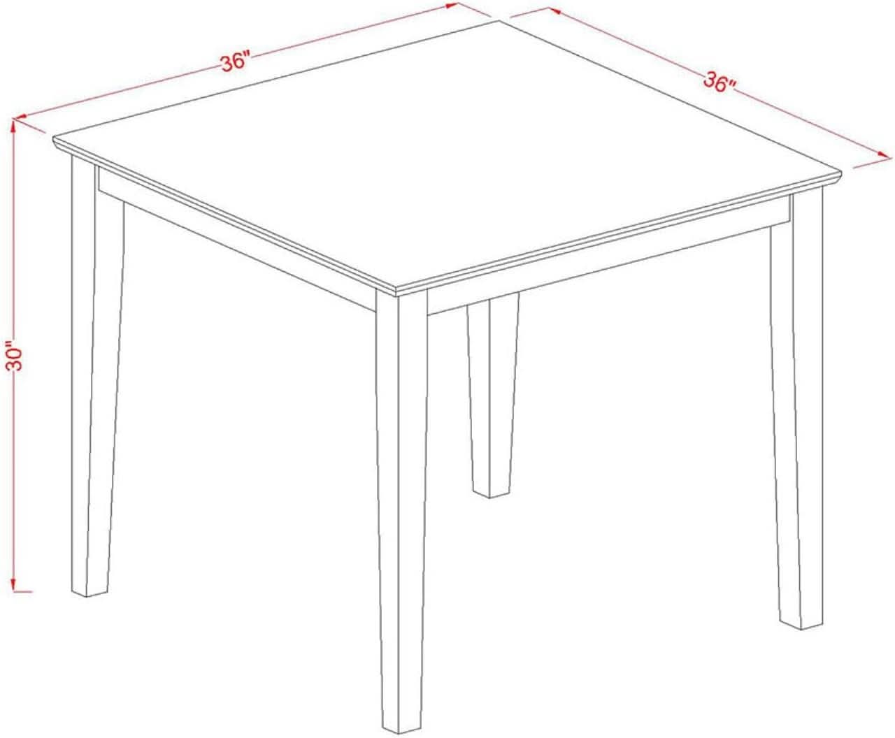 OXAN5OAKCProductLine Oak Kitchen Table Set For4 LinenChairs