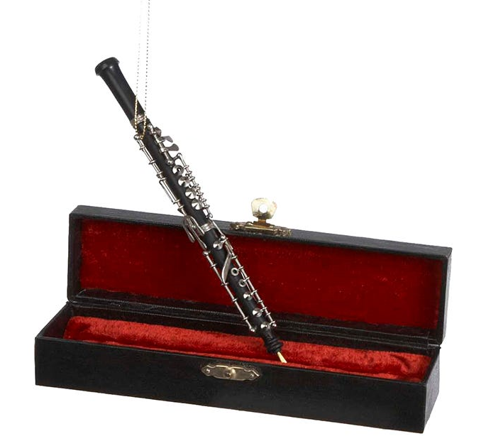 Oboe Ornament with Case