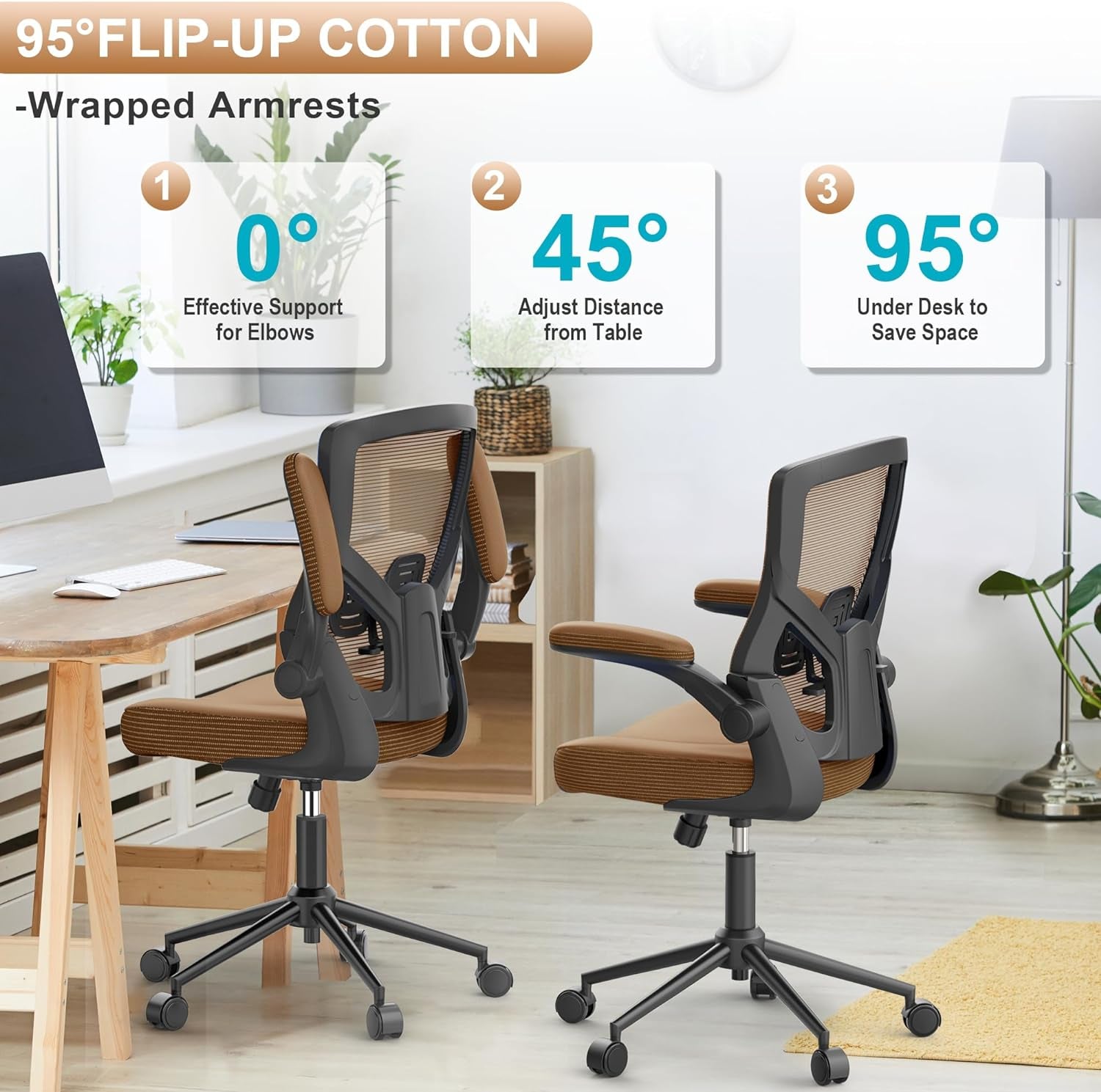Office Chair With Lumbar Support And Adjustable Height