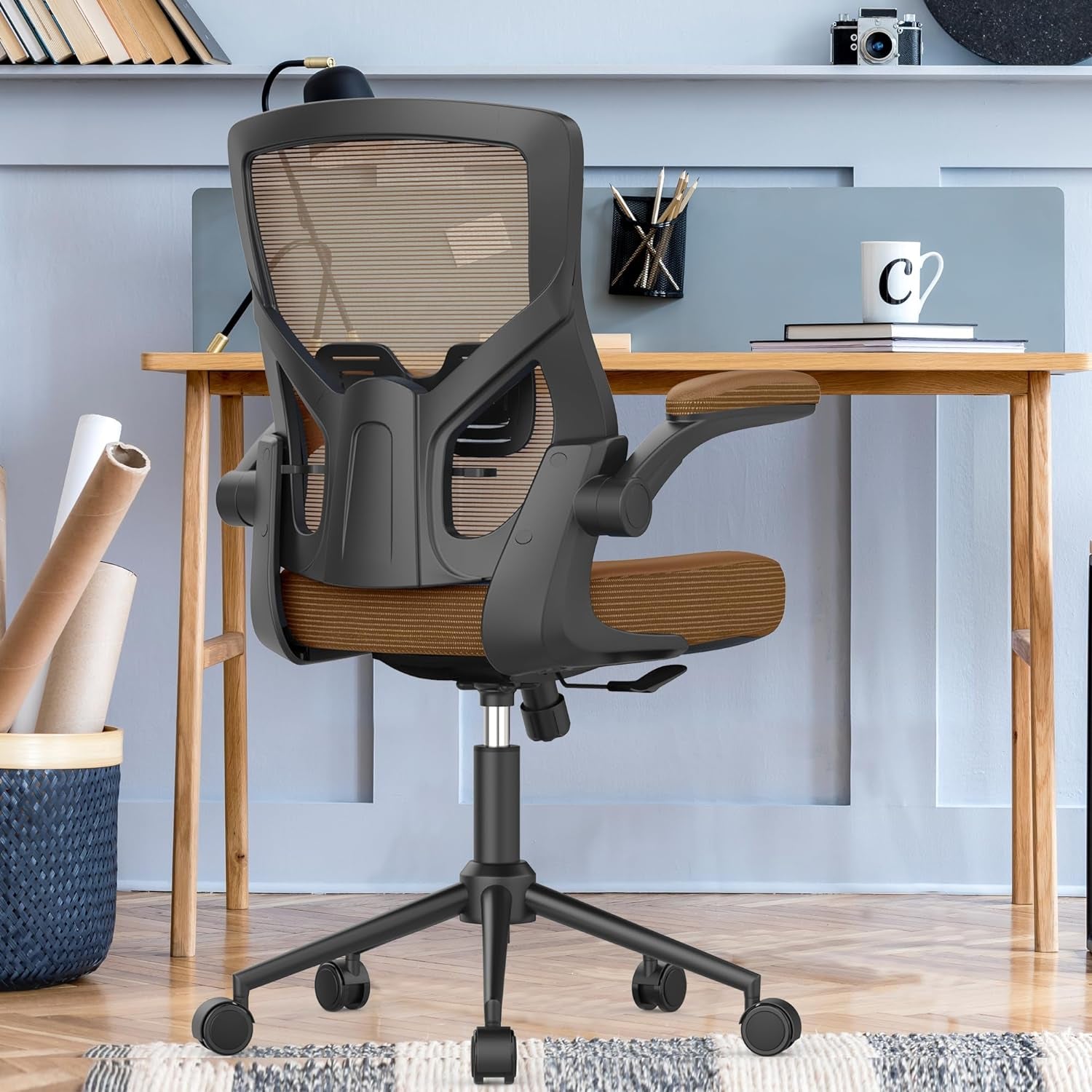 Office Chair With Lumbar Support And Adjustable Height