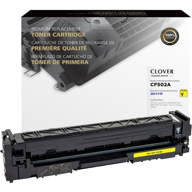 Office Depot&reg; Remanufactured Yellow Toner Cartridge Replacement For HP M254Y 201171P