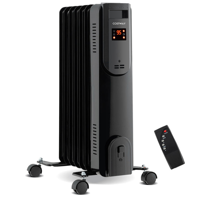 Oil Filled Radiator Heater With Adjustable Thermostat