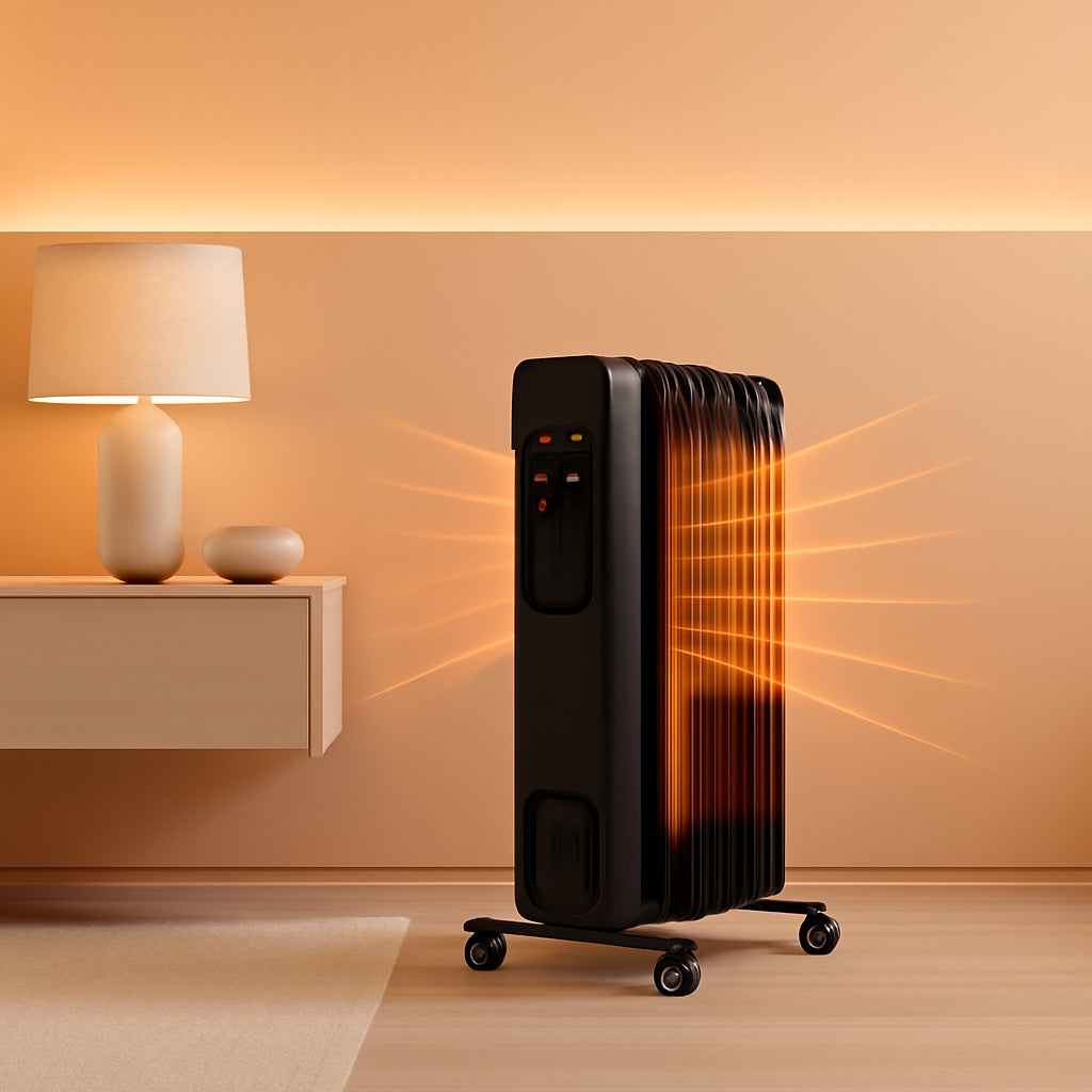 Oil Filled Radiator Heater With Adjustable Thermostat
