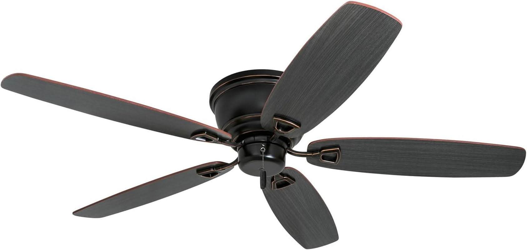 Oil Rubbed Bronze 52 Inch Ceiling Fan Reversible Motor