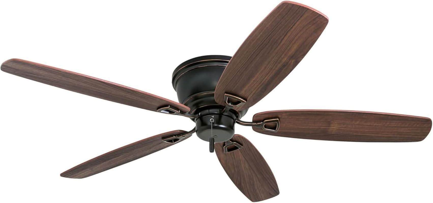 Oil Rubbed Bronze 52 Inch Ceiling Fan Reversible Motor