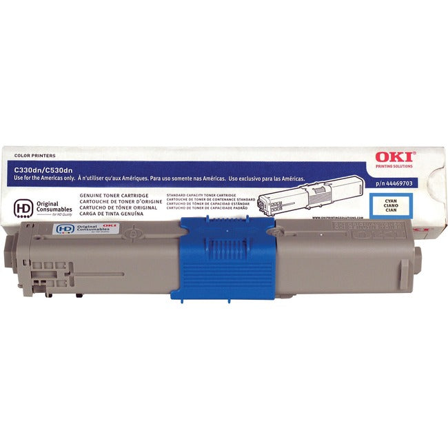 Oki Cyan Toner For C330Dn, C331Dn, C531Dn, C530Dn Mc362W, Mc562W, Mc561, Mc361 -