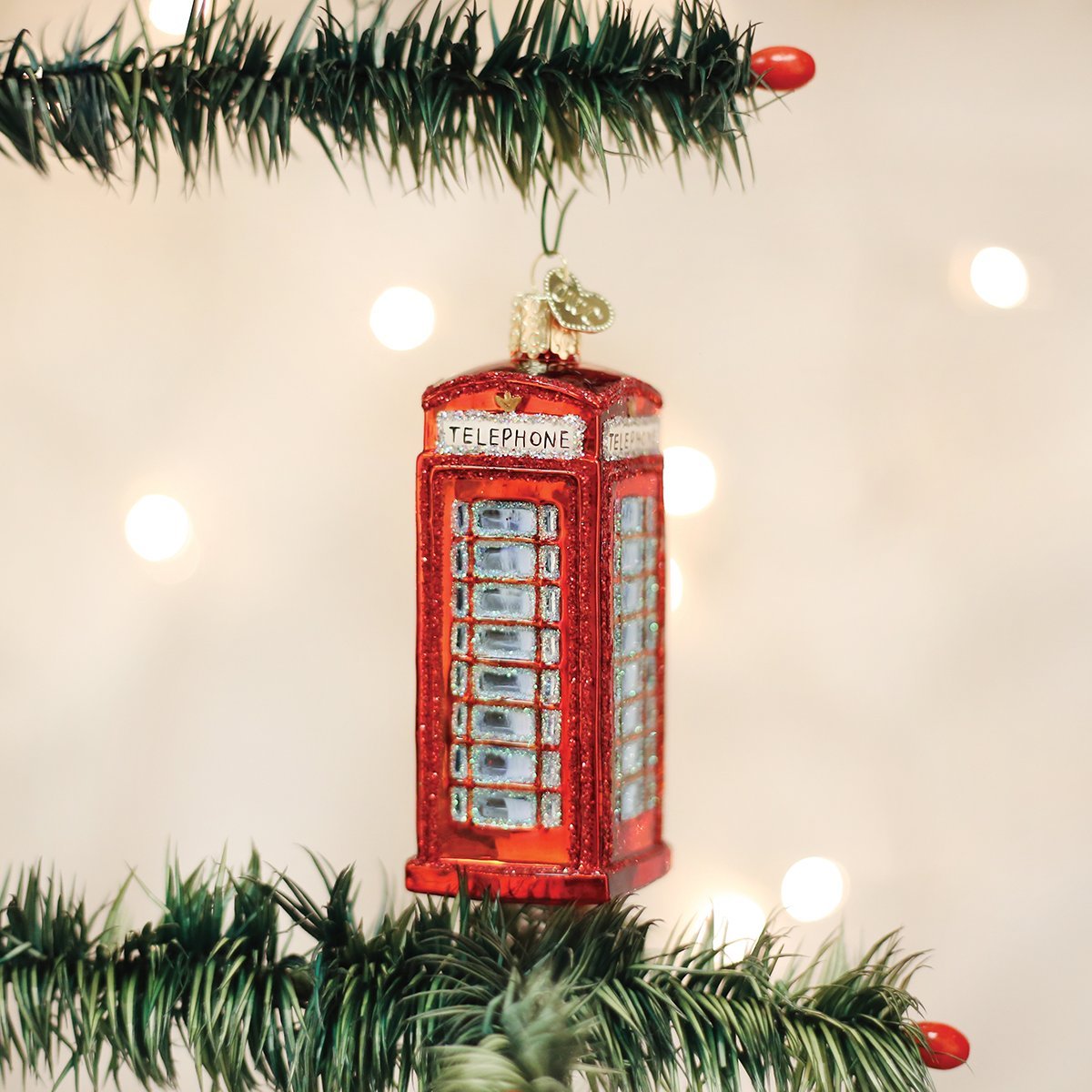 Old World Christmas English Phonebooth