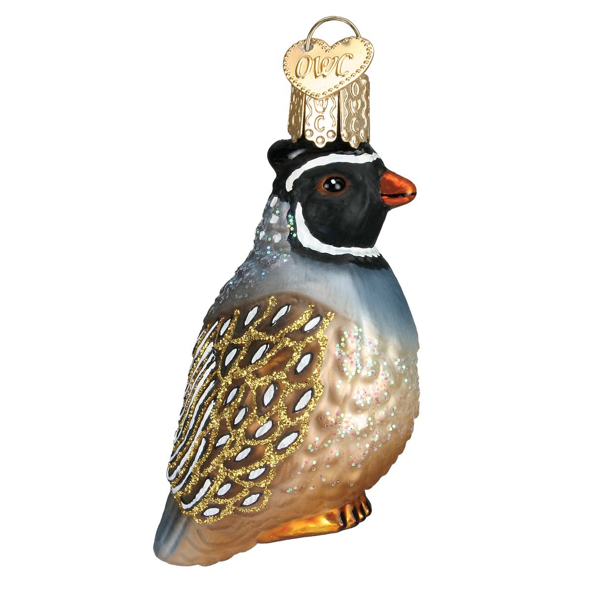 Old World Christmas Glass Partridge Ornament