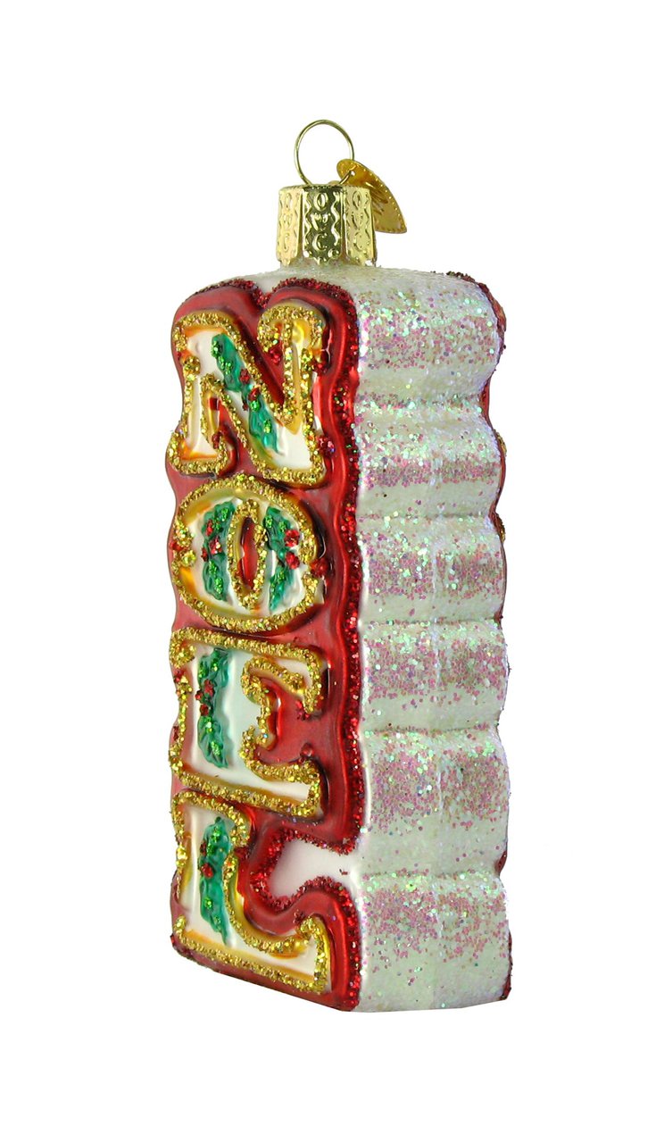 Old World Christmas Noel Glass Ornament