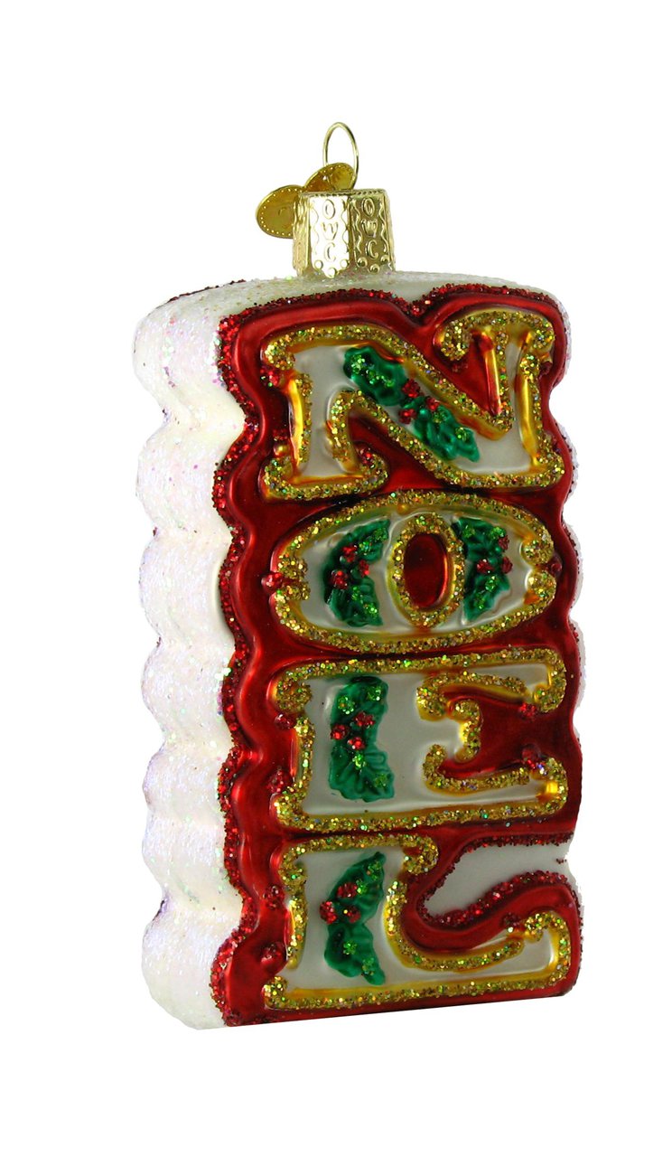 Old World Christmas Noel Glass Ornament