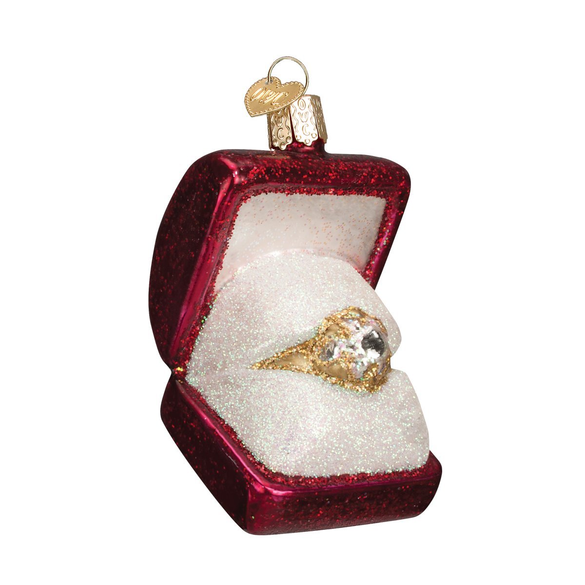 Old World Christmas Ring In Box Glass Blown Ornament