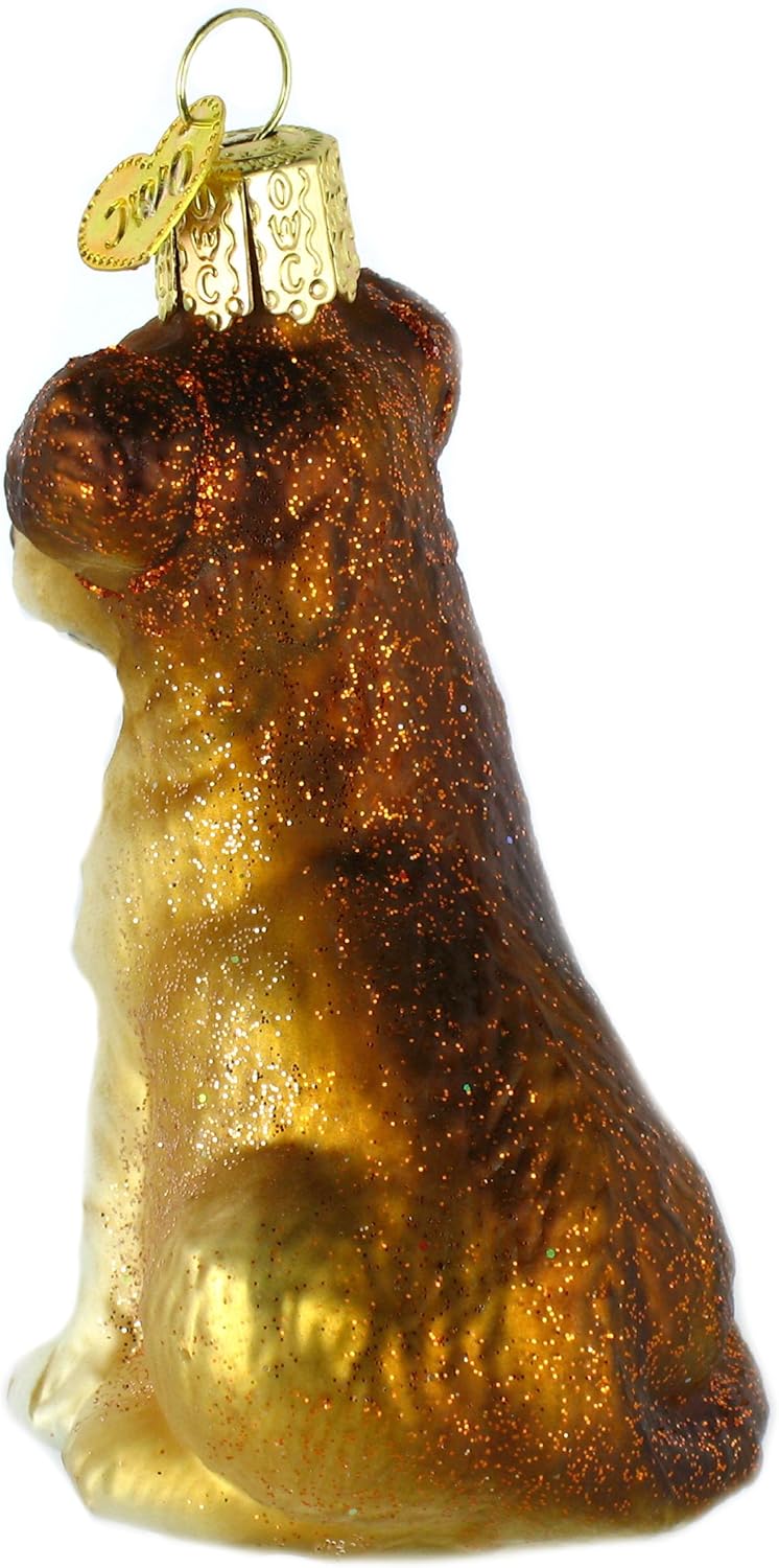 Old World Christmas Shepherd Puppy Christmas Ornament