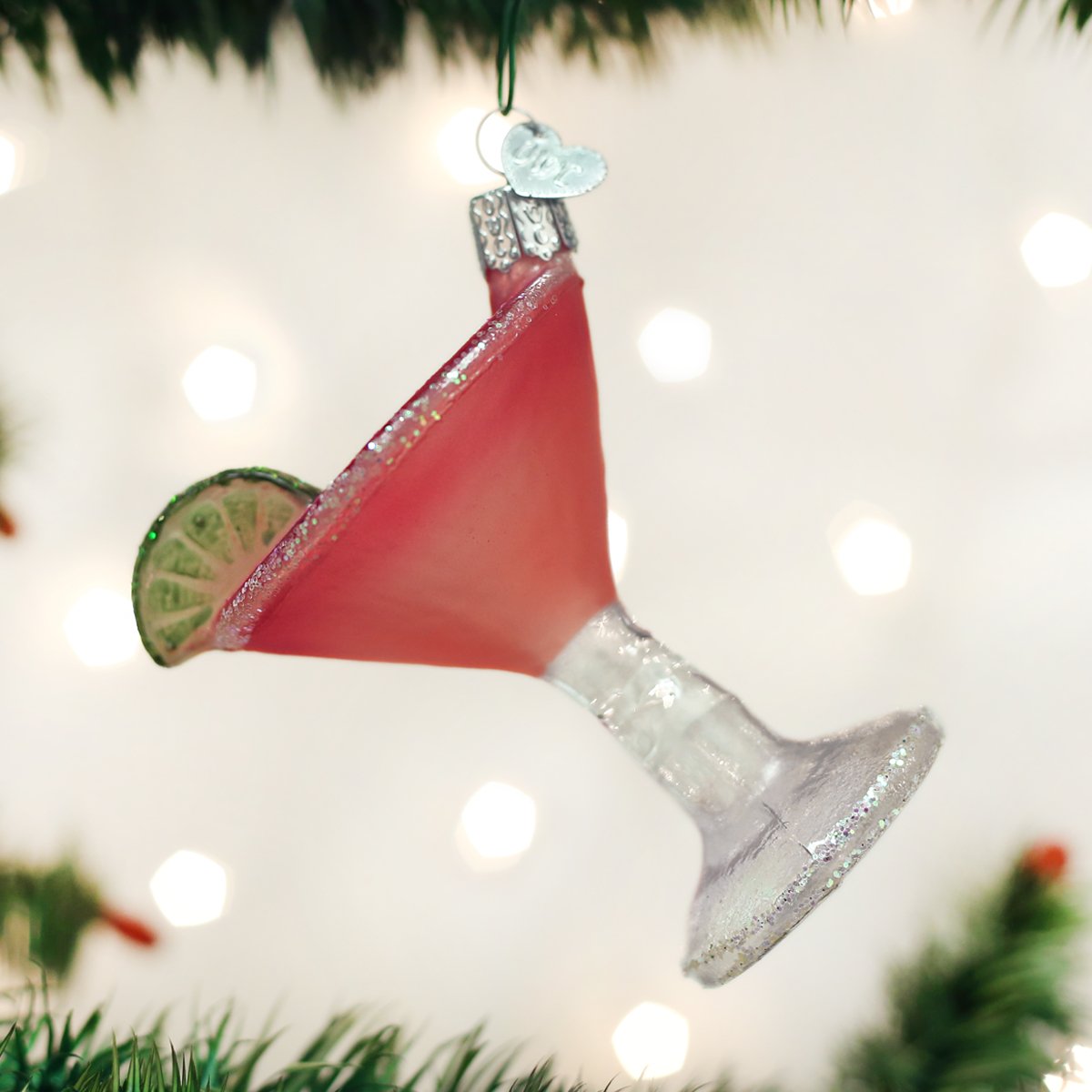 Old World Cosmopolitan Glass Ornament