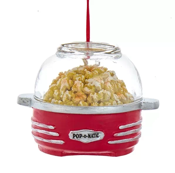 Old-fashioned Oil Popcorn Popper Ornament