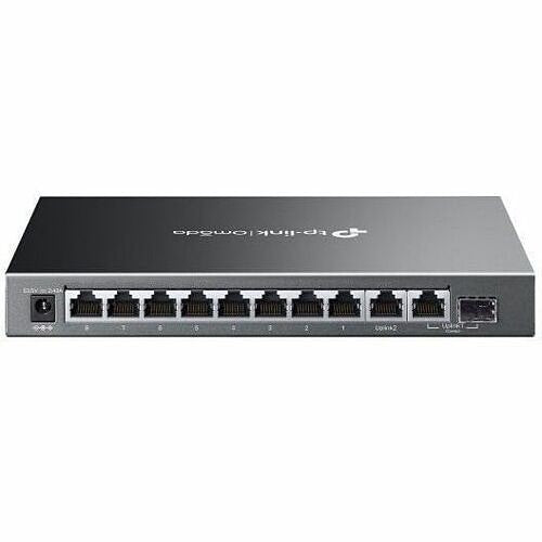 Omada 10-Port Gigabit Managed Switch with 8 PoE+ Ports for SMBs ES210GMP