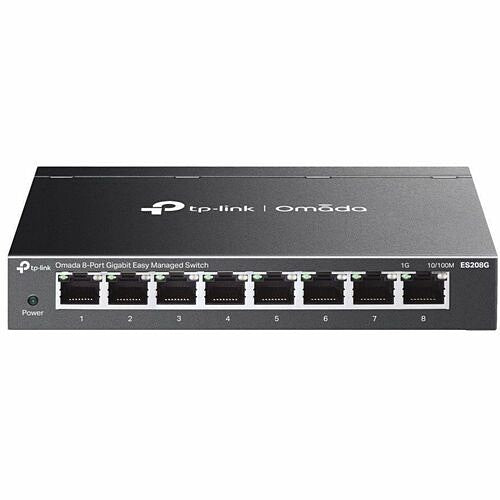 Omada 8-Port Gigabit Managed Switch ES208G for Small Business
