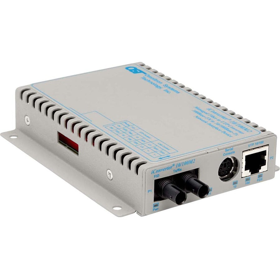 Omnitron Systems Iconverter 10/100M2 Fiber Media Converter 8900N-0-Dw