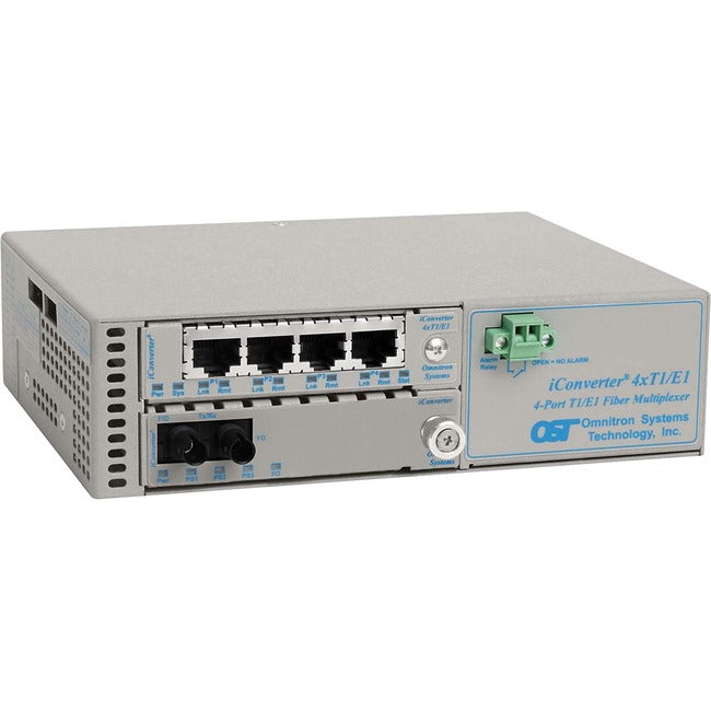Omnitron Systems iConverter 4-Port T1/E1 Multiplexer 8820-5-C