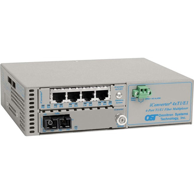 Omnitron Systems iConverter 4-Port T1/E1 Multiplexer 8823-1-C