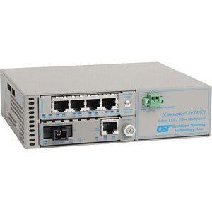 Omnitron Systems iConverter 4-Port T1/E1 Multiplexer 8831U-1-C
