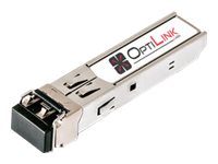 OptiLink - SFP (mini-GBIC) transceiver module (equivalent to: Extreme 10051) - 1GbE - 1000Base-SX - LC multi-mode - up to 1800 10051-OL