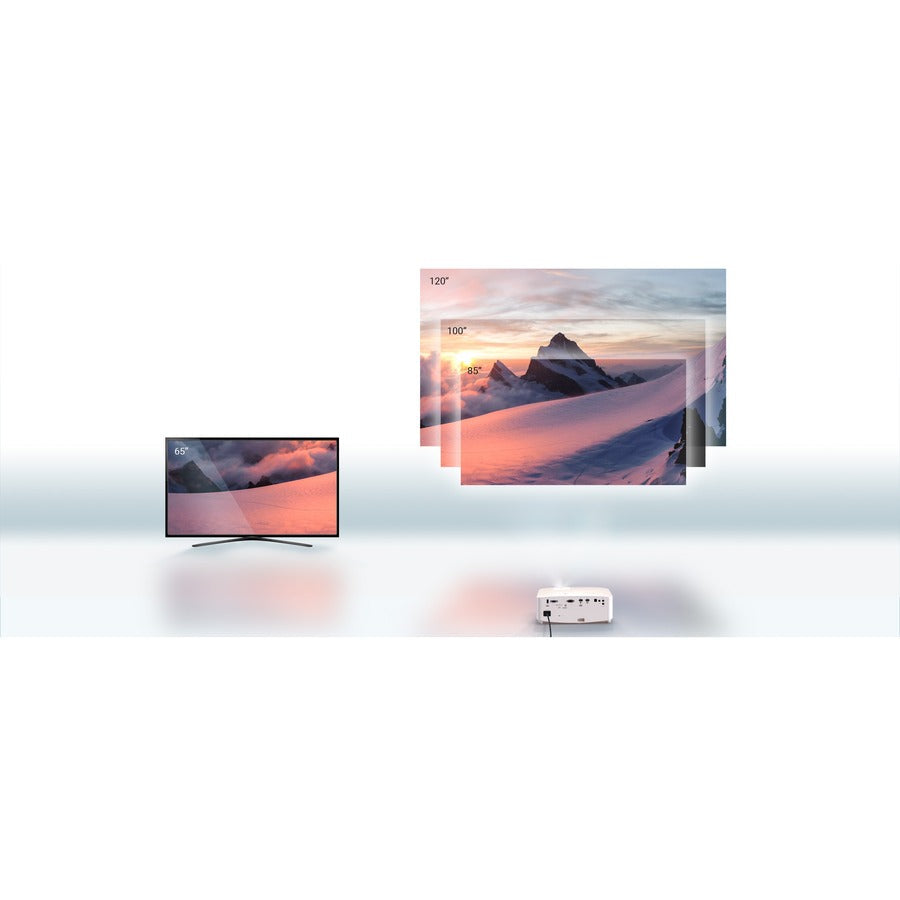 Optoma Uhd55 3D Dlp Projector - 16:9 - Ceiling Mountable - White