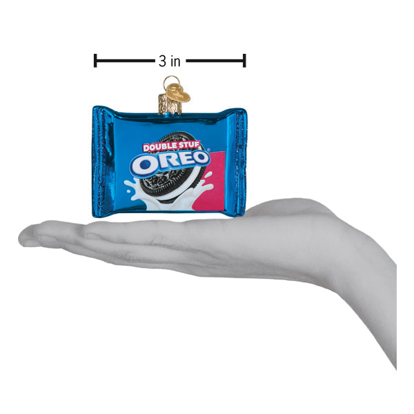 Oreo Double Stuf Cookie Glass Ornament