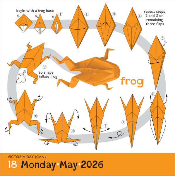 Origami Page-A-Day Calendar 2026: More Than 250 Projects to Fold