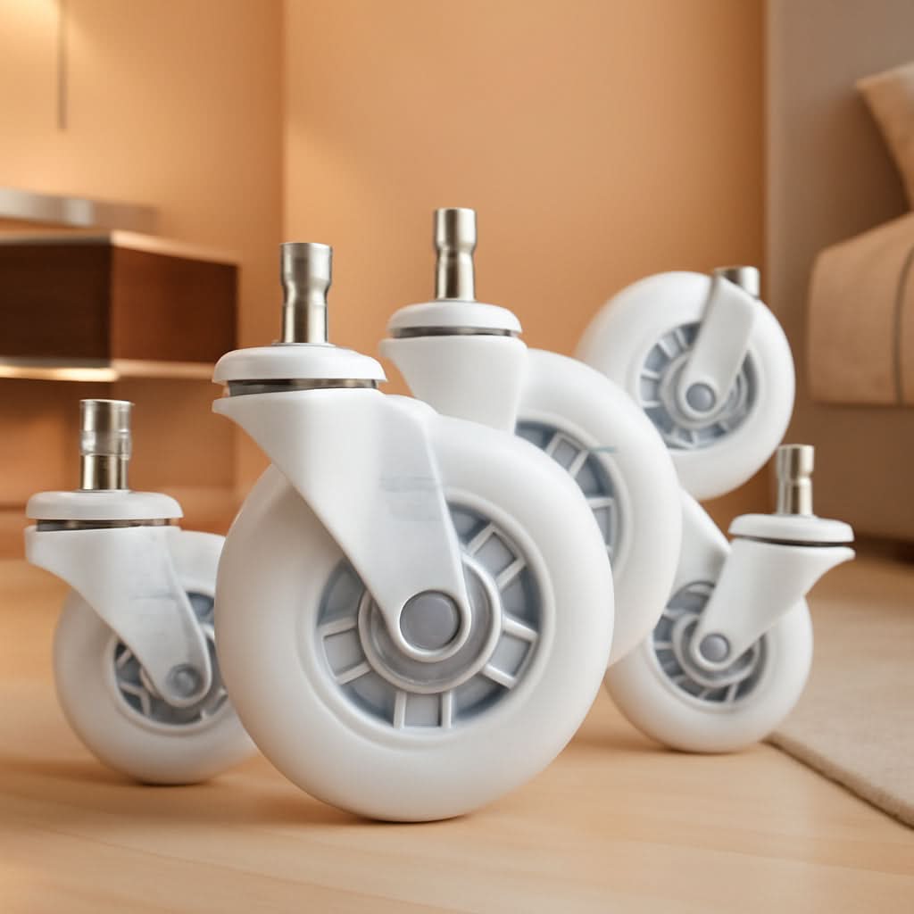 Original Roller Blade Office Chair Wheels White Set Of 5