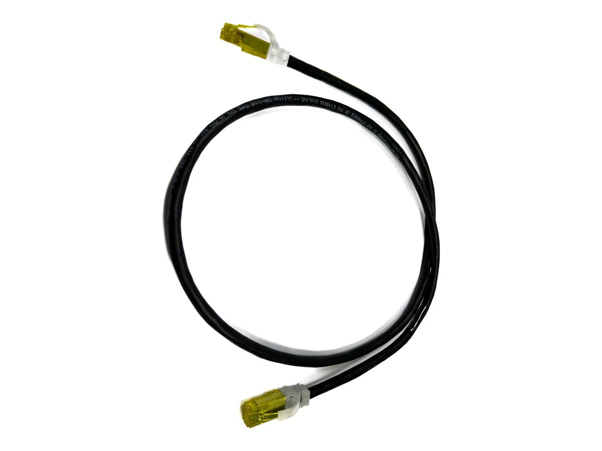 Ortronics Clarity - Patch cable - RJ-45 (M) to RJ-45 (M) - 7 ft - UTP - CAT 6a - snagless, stranded - black MC6A07-00