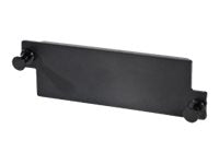 Ortronics High Density - Blank panel - black - 1U