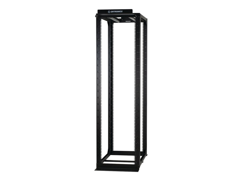 Ortronics Mighty Mo 20 - Rack open frame - 4-post - floor mountable - black - 45U - 19/23""