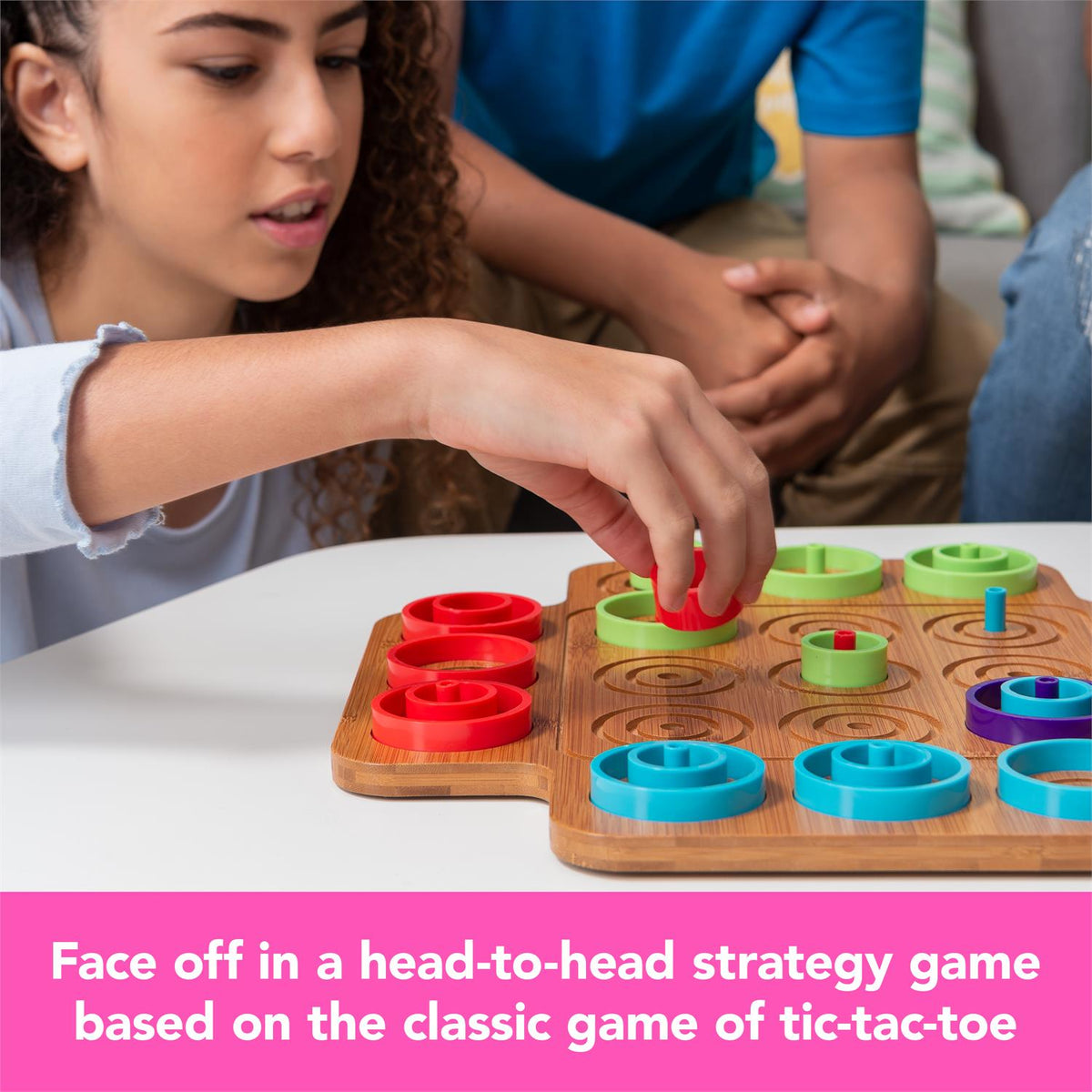 Otrio Deluxe - Wood Strategy-Based Board Game