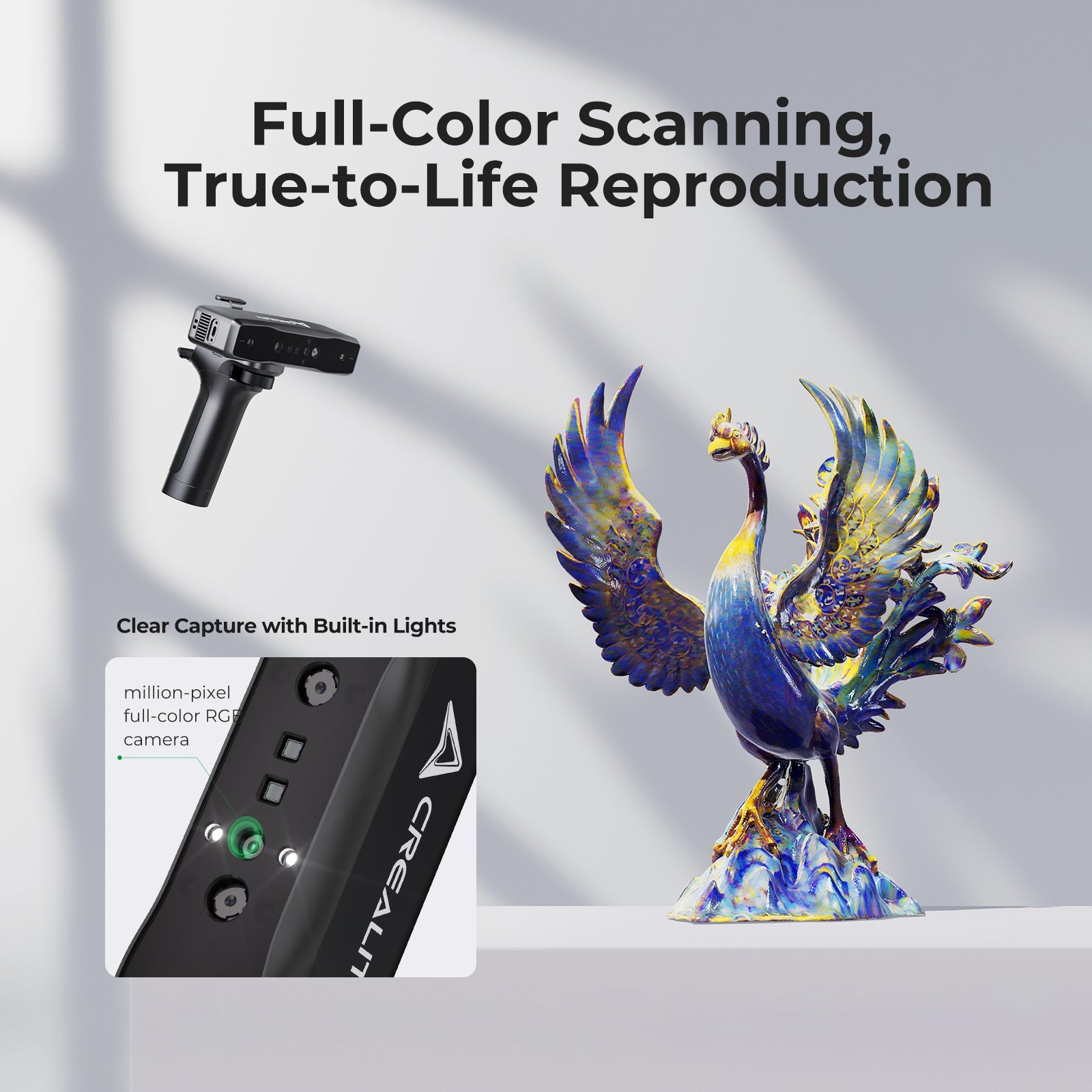 Otter Lite/Basic 3D Scanner with High Precision and Wireless Scanning Hot Sale