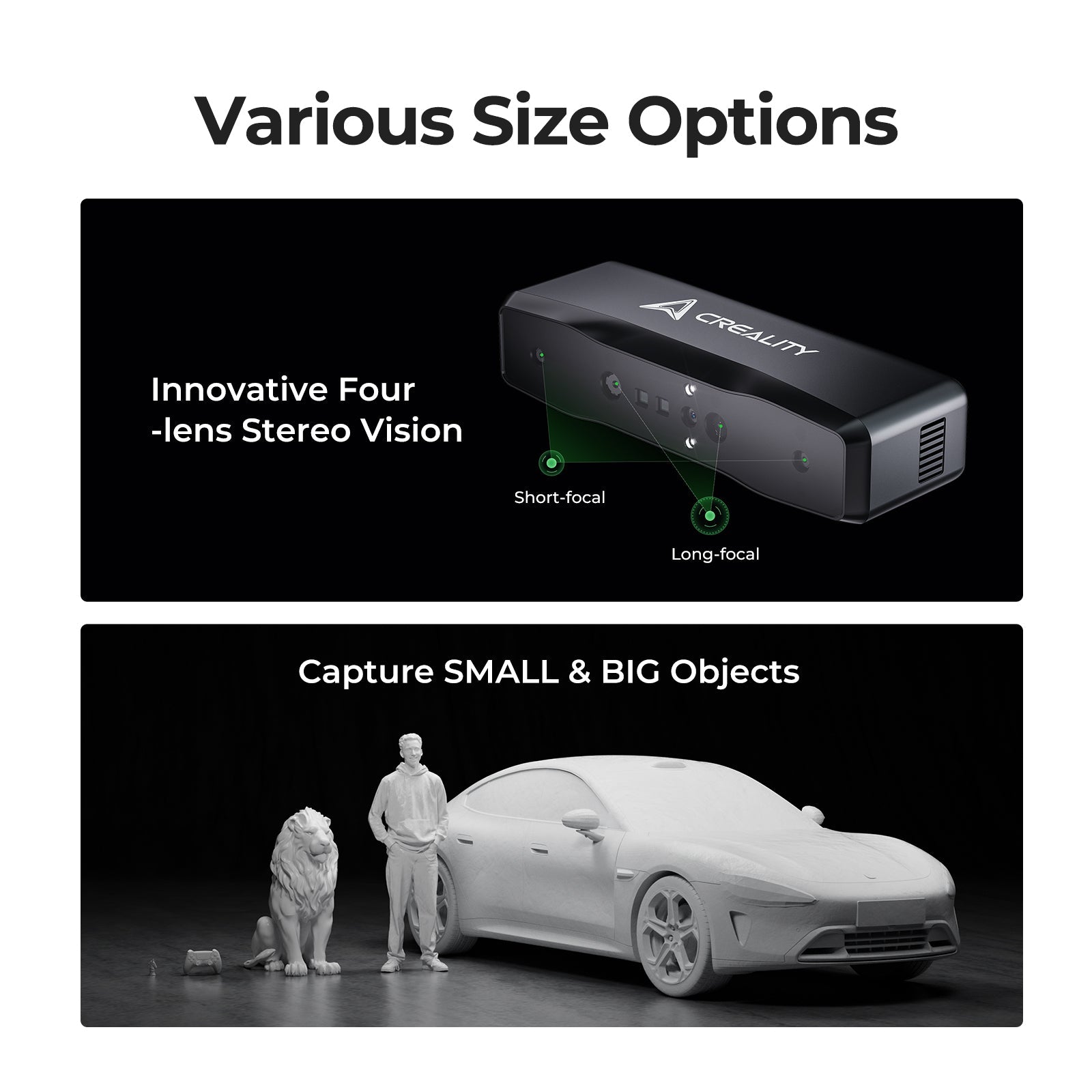 Otter Lite/Basic 3D Scanner with High Precision and Wireless Scanning Hot Sale